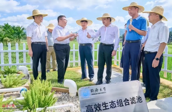 海南省委書記馮飛、省長劉小明視察三亞資源化利用試點項目